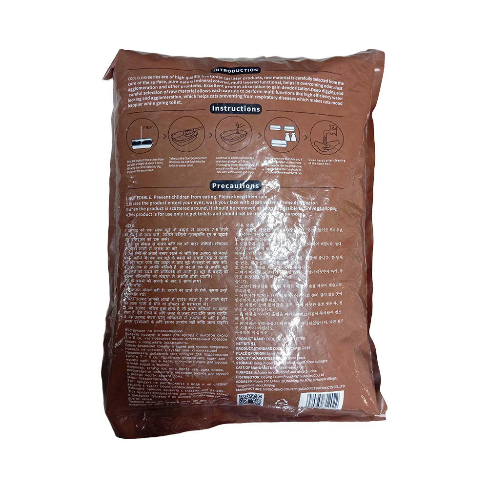 WOF Cool Clean Cat Litter 5L - Image 2