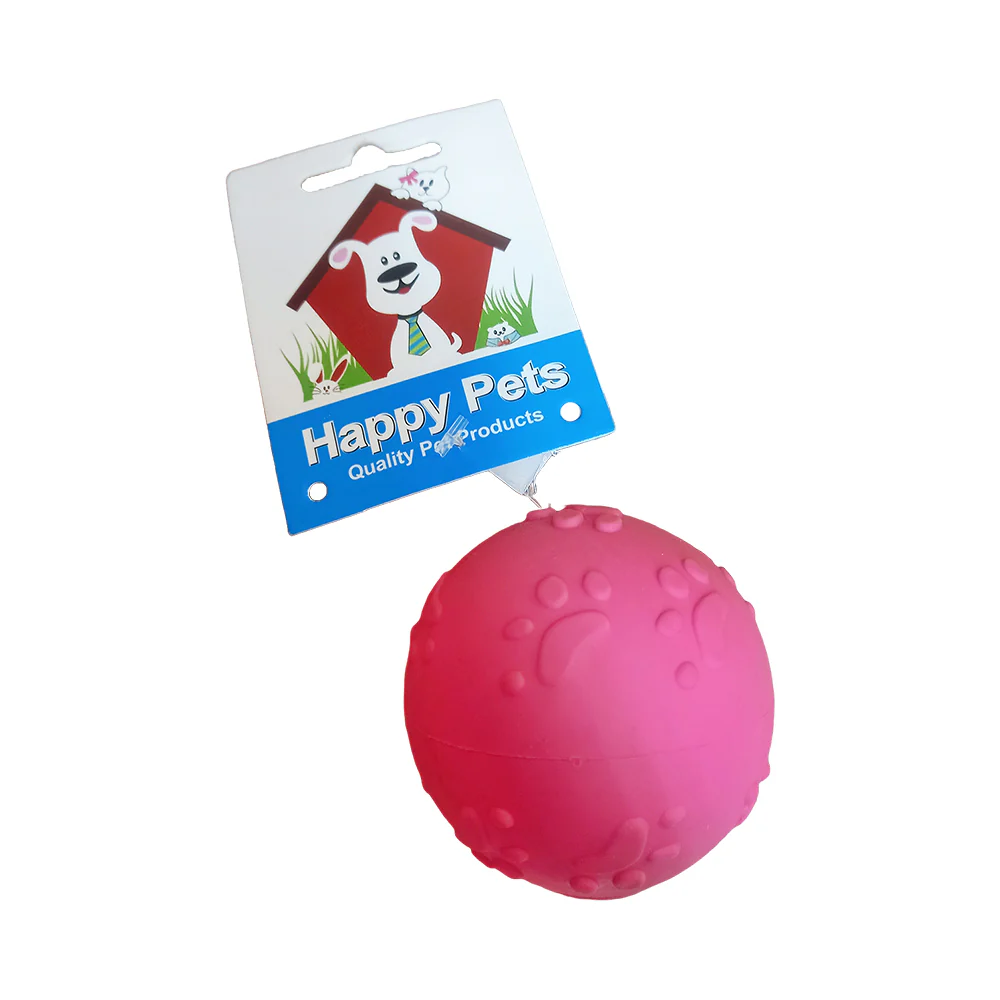 WOF M6-132 Paw Print Ball Squeak Toy - Image 2