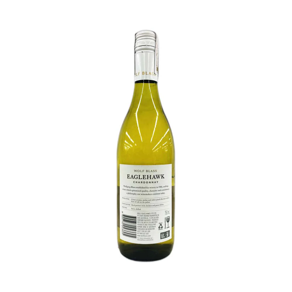 Wolf Blass Eaglehawk Chardonnay White Wine 750ml - Image 3