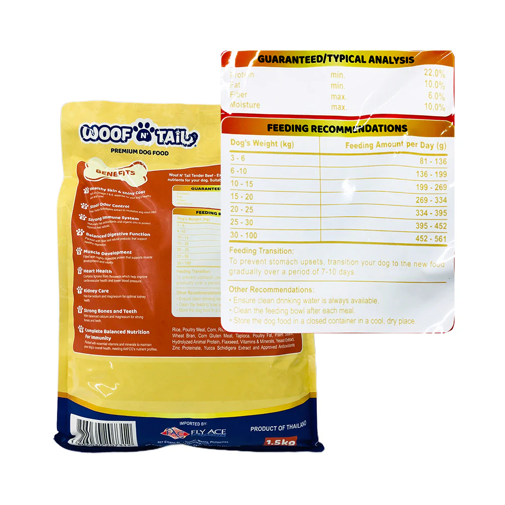 Woof N Tail Premium Dog Food 1.5kg - Image 2