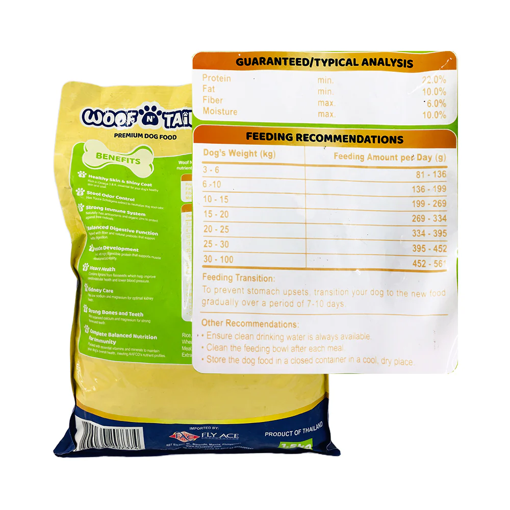 Woof N Tail Premium Dog Food 1.5kg - Image 6