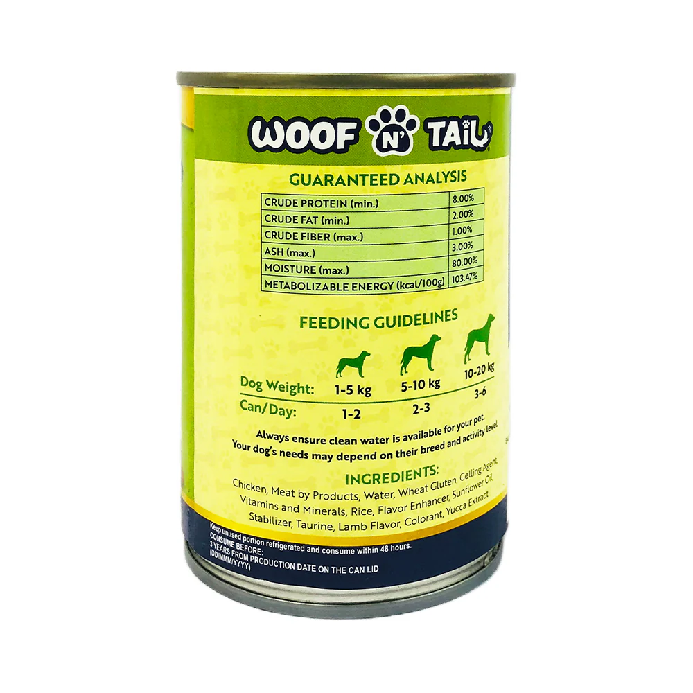 Woof N Tail Premium Dog Food 400g - Image 2