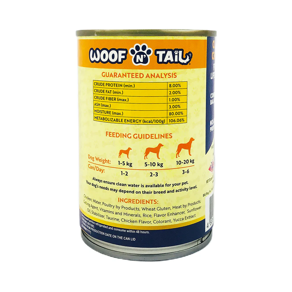 Woof N Tail Premium Dog Food 400g - Image 4
