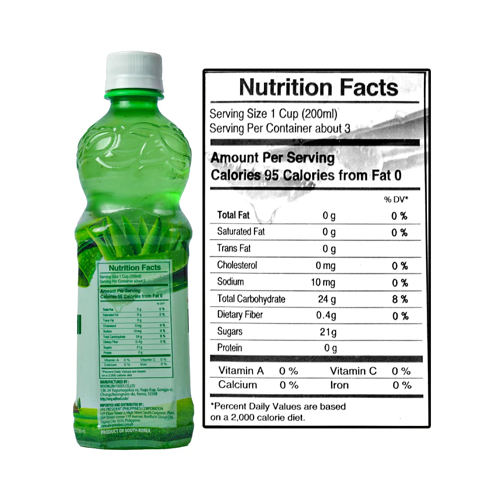 Woongjin Dr. Aloe Drink 500ml - Image 3