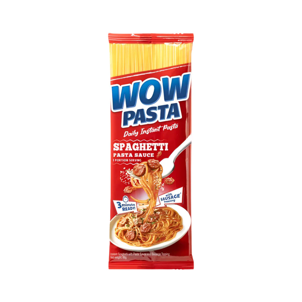 Wow Pasta Instant Spaghetti With Pasta Sauce 86g - Image 2
