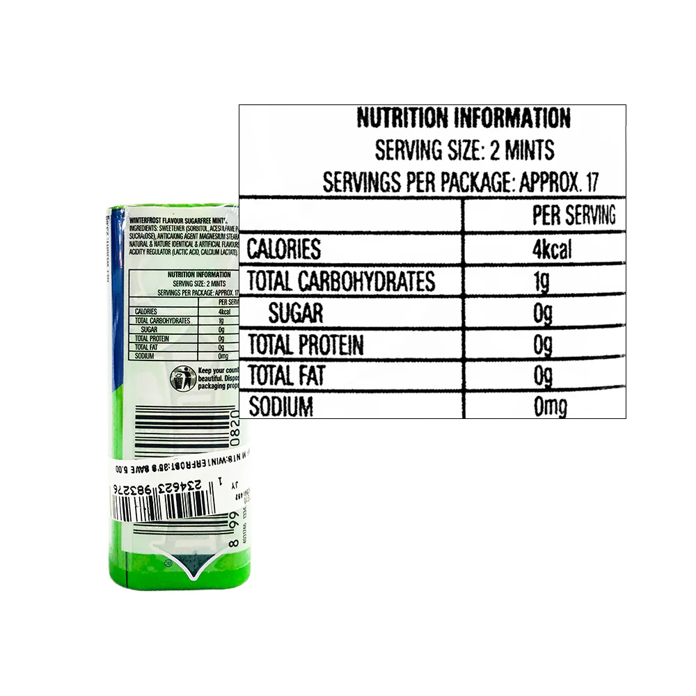 Wrigley's Double Mint Sugarfree Mints Winterfrost 35's - Image 3