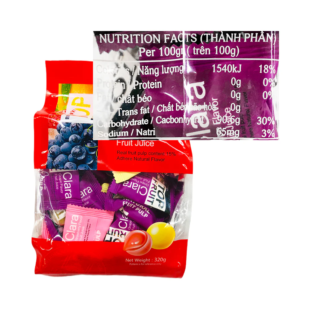 Yawang Top Fruit Flavored Juice Candy 320g - Image 4