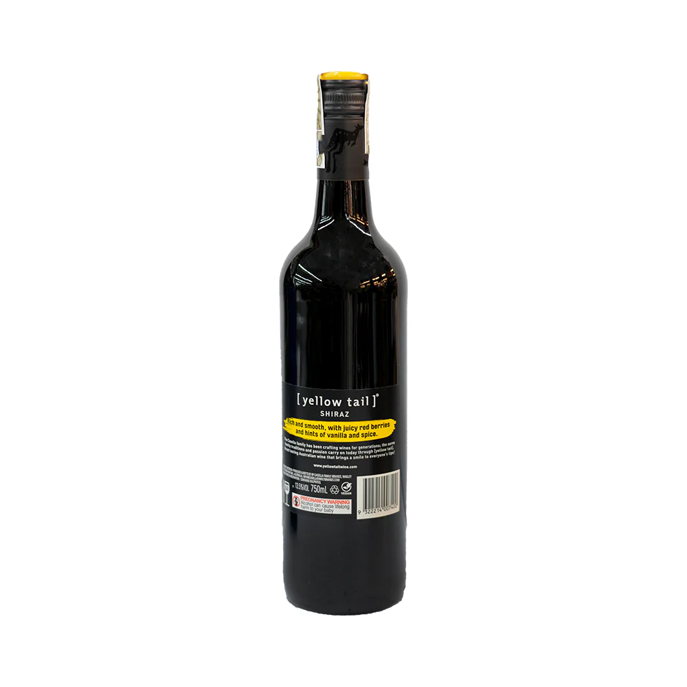 Yellow Tail Shiraz Australian Red Wine 750ml - Image 3
