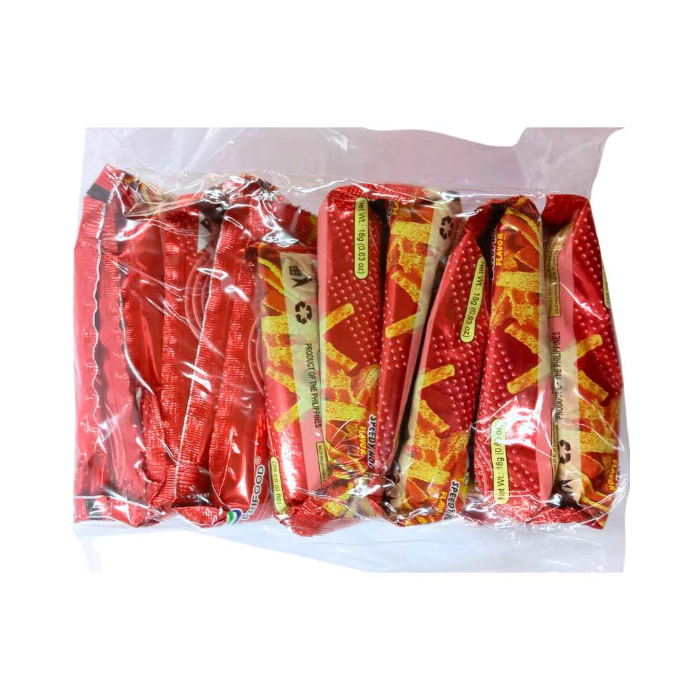 Yipyap Shoestring Cornsticks Speedy Hot 18g x 12's - Image 2