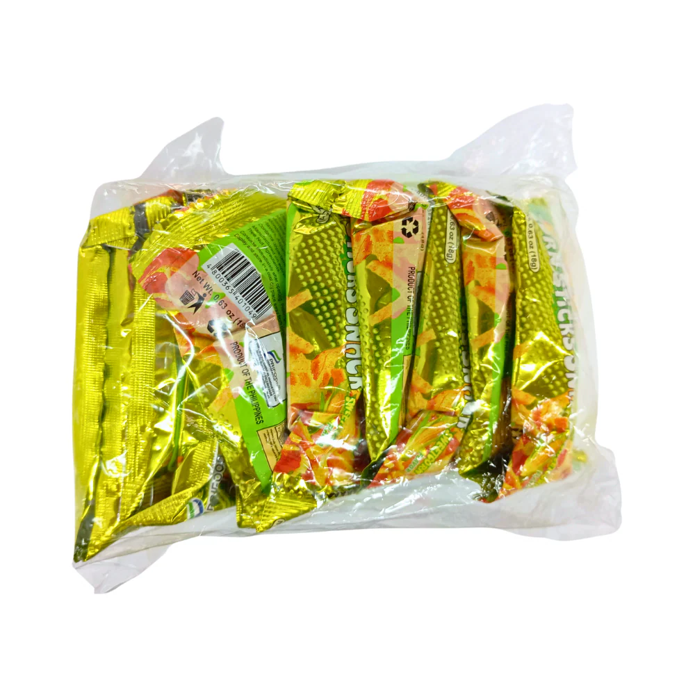 Yipyap Shoestring Cornsticks Sweetcorn 18g x 12's - Image 2