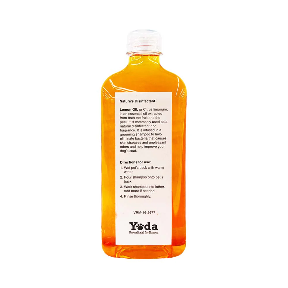 Yoda Non-Medicated Dog Shampoo With Lemon Oil 500ml - Image 2