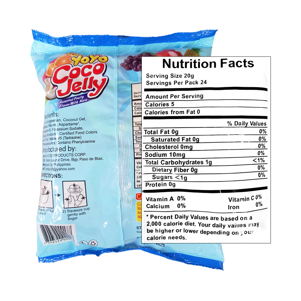 Yoyo Coco Fruit Jelly 24's - Image 2