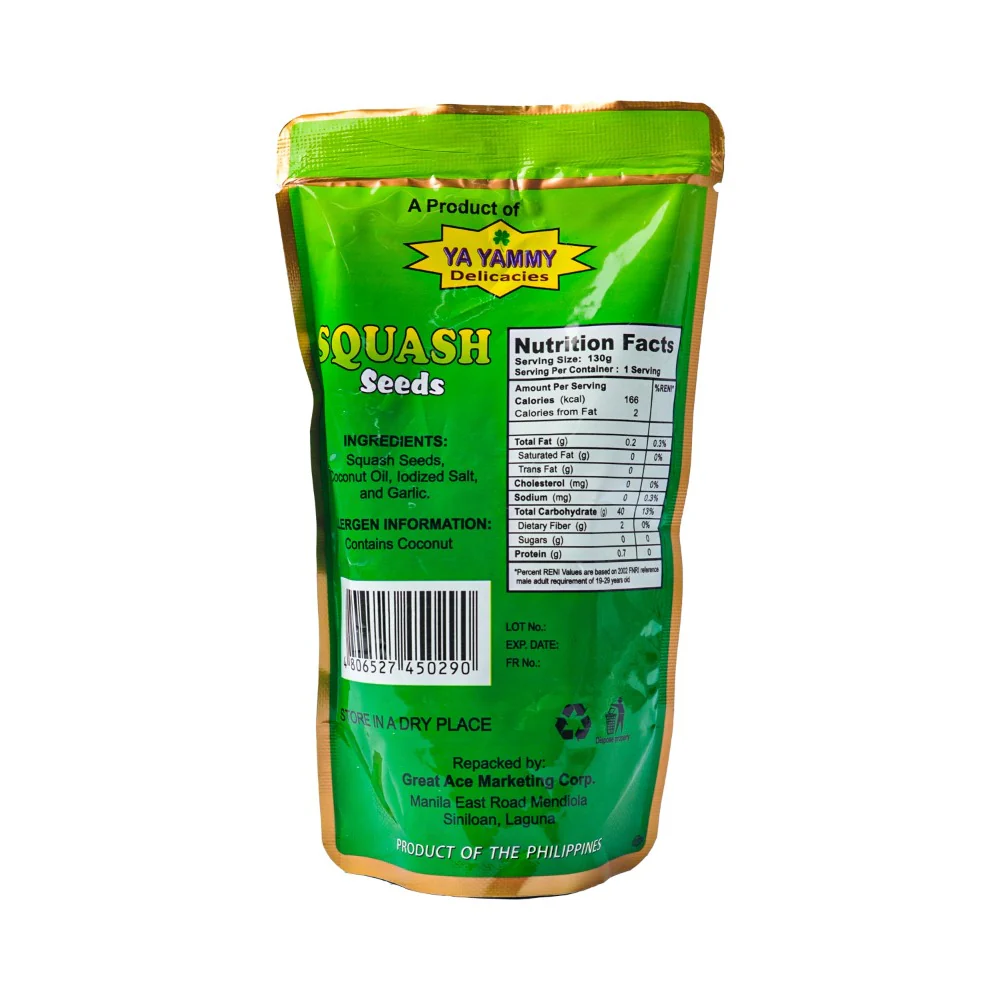 Ya Yammy Squash Seeds 130g - Image 2