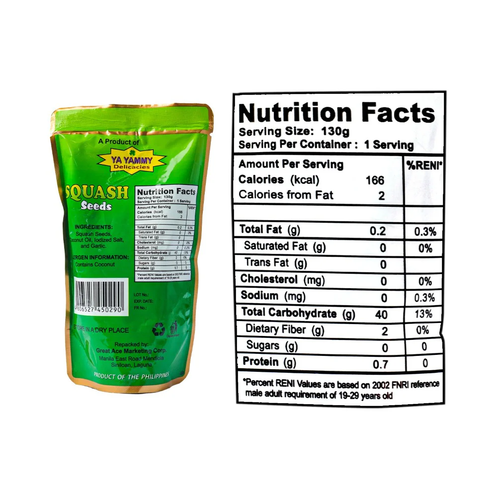 Ya Yammy Squash Seeds 130g - Image 3