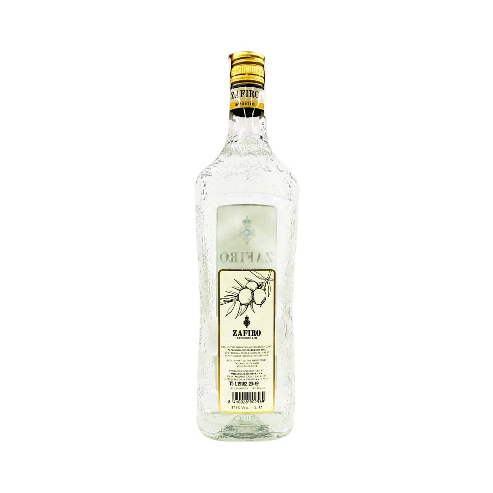 Zafiro Premium Gin 1L - Image 3