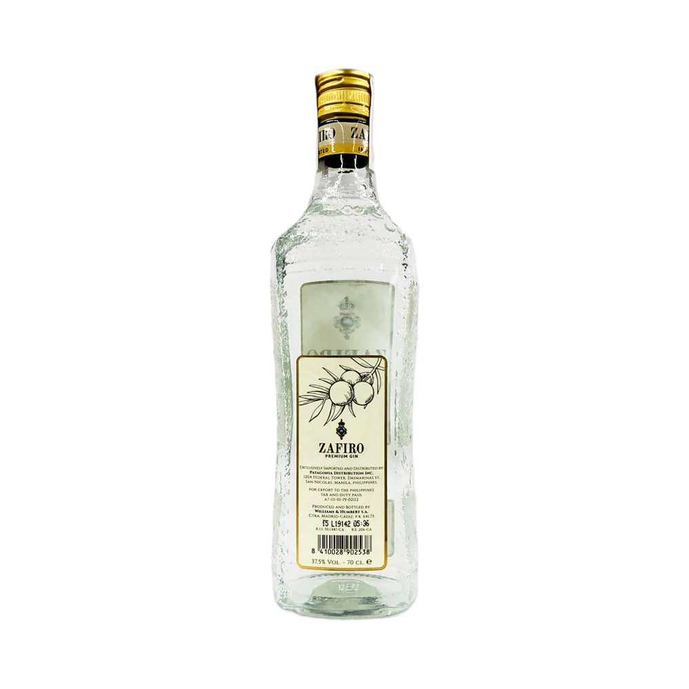 Zafiro Premium Gin 700ml - Image 3