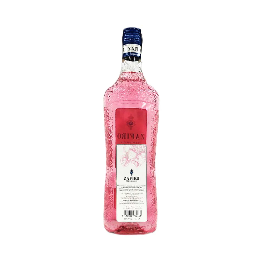 Zafiro Premium Gin Strawberry 1L - Image 3