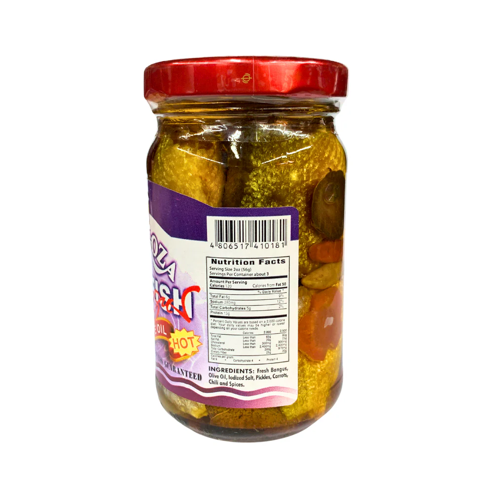 Zaragoza Boneless Bangus (Milkfish) In Olive Oil Hot 220g - Image 2