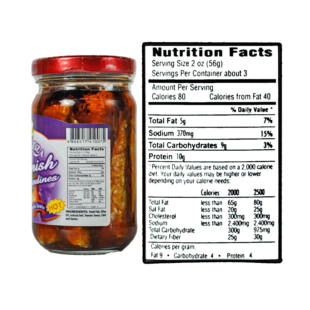Zaragoza Sardines Spanish Style In Olive Oil And Tomato Sauce Hot 220g - Image 3