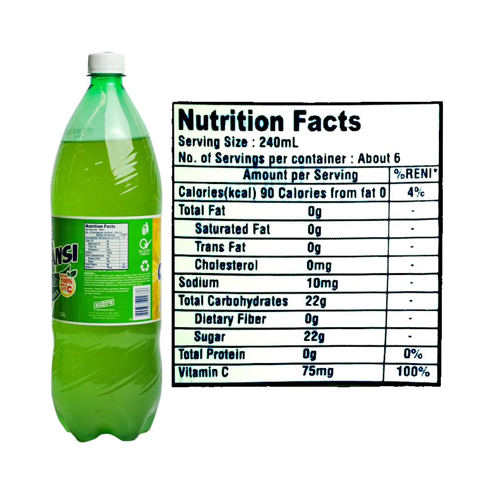 Zest-O Fruit Soda Calamansi 1.5L - Image 2