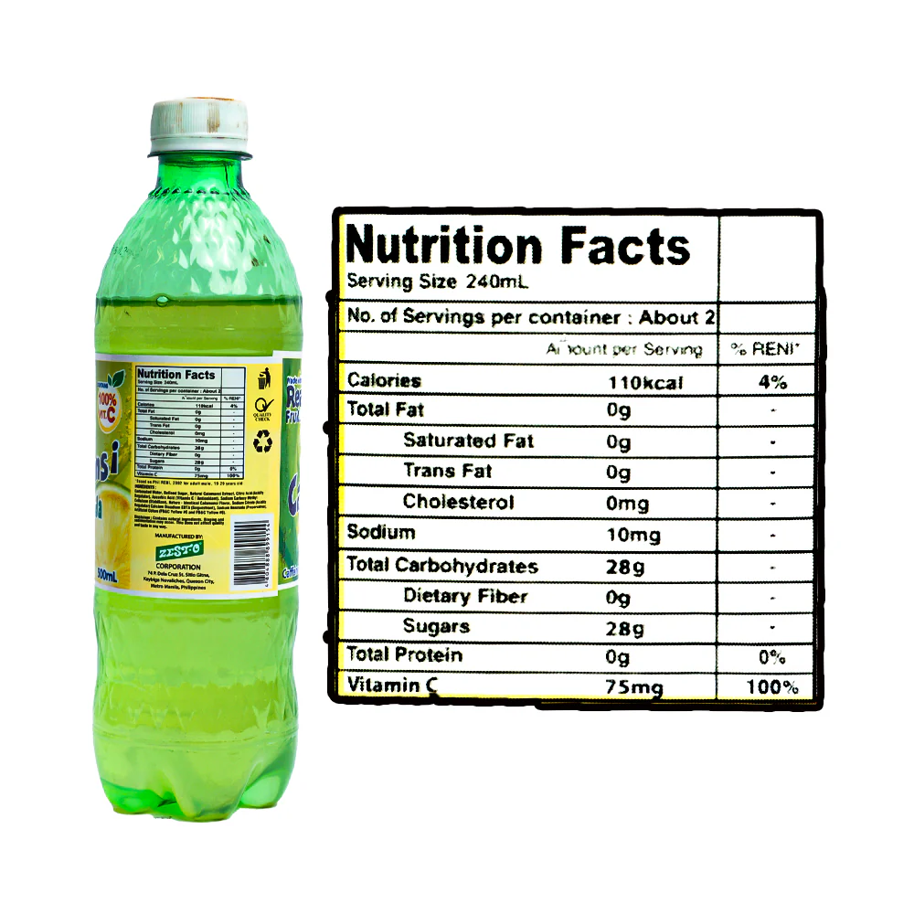 Zest-O Fruit Soda Calamansi 500ml - Image 2