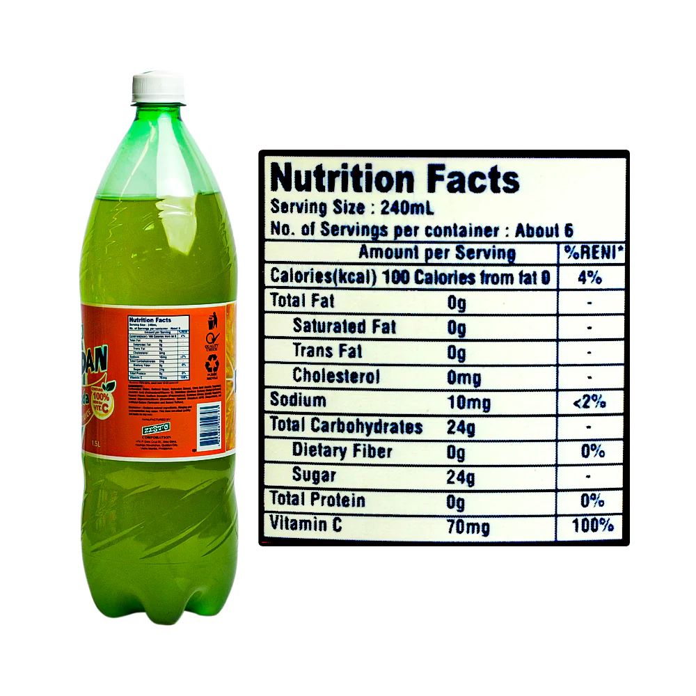 Zest-O Fruit Soda Dalandan 1.5L - Image 2