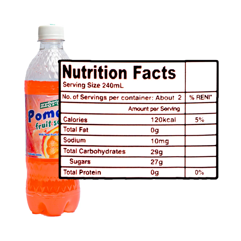 Zest-O Fruit Soda Pomelo 500ml - Image 2