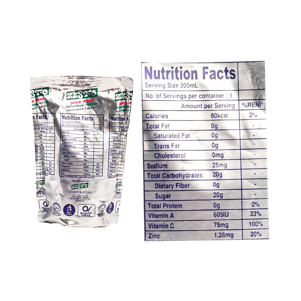 Zest-O Juice Drink Apple 200ml x 10's - Image 3