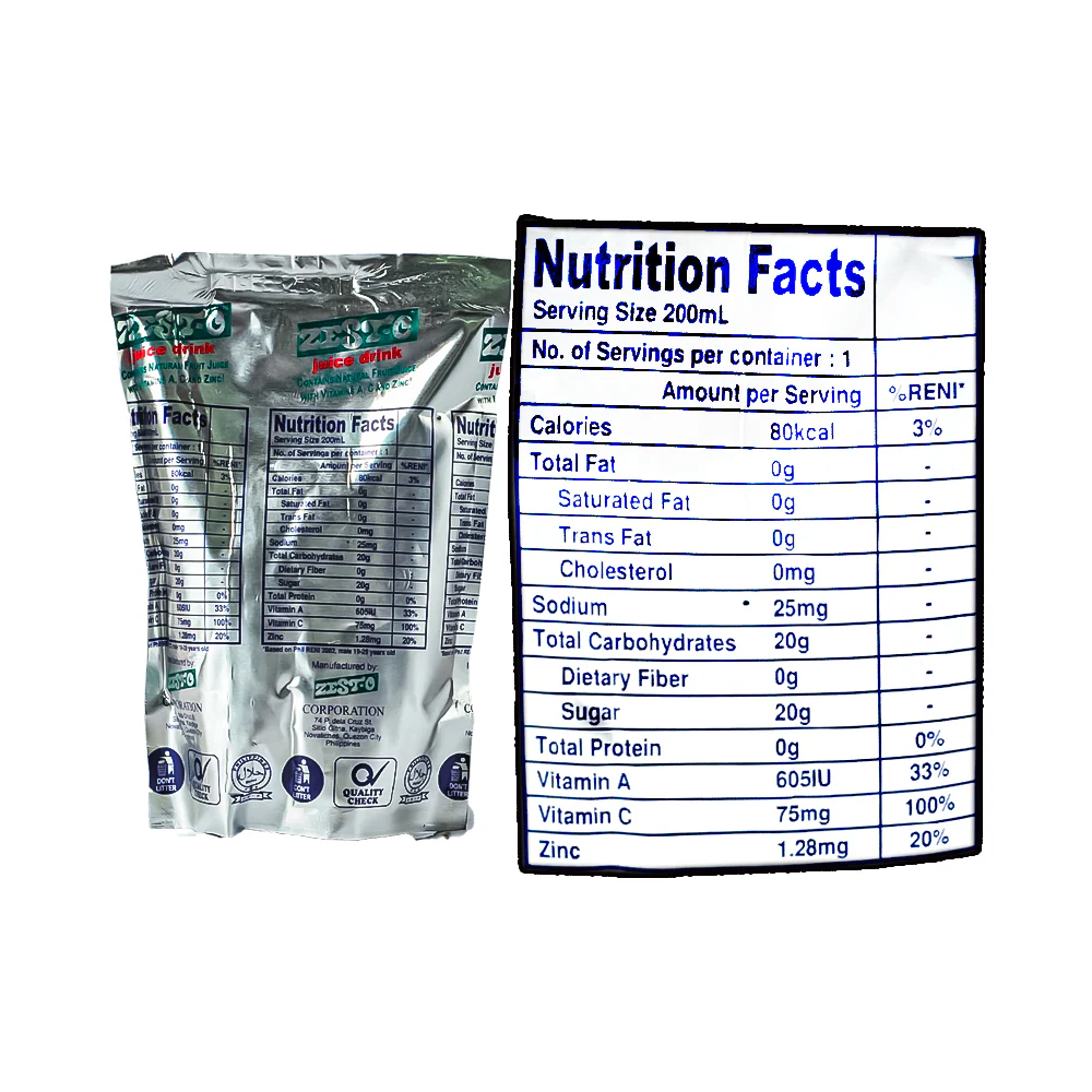 Zest-O Juice Drink Grapes 200ml x 10's - Image 3