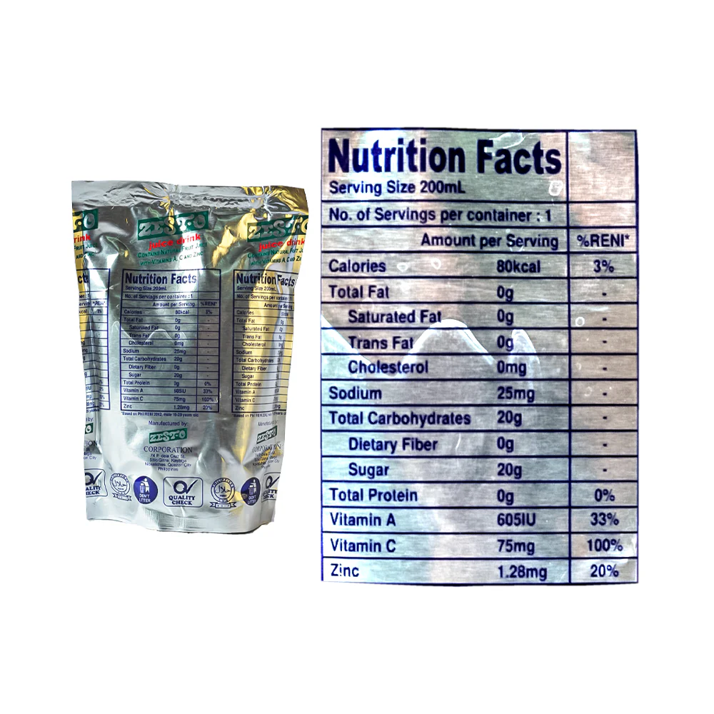 Zest-O Juice Drink Mango 200ml - Image 3