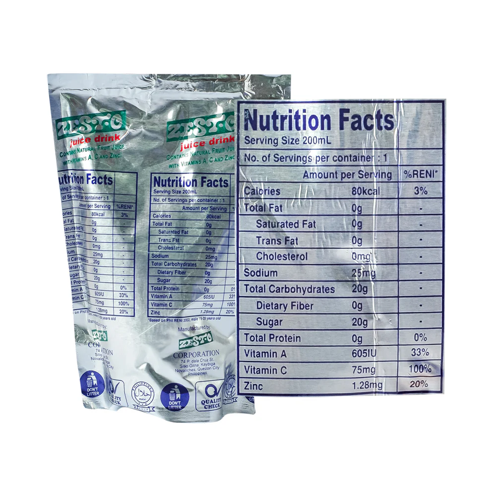 Zest-O Juice Drink Strawberry 200ml - Image 3