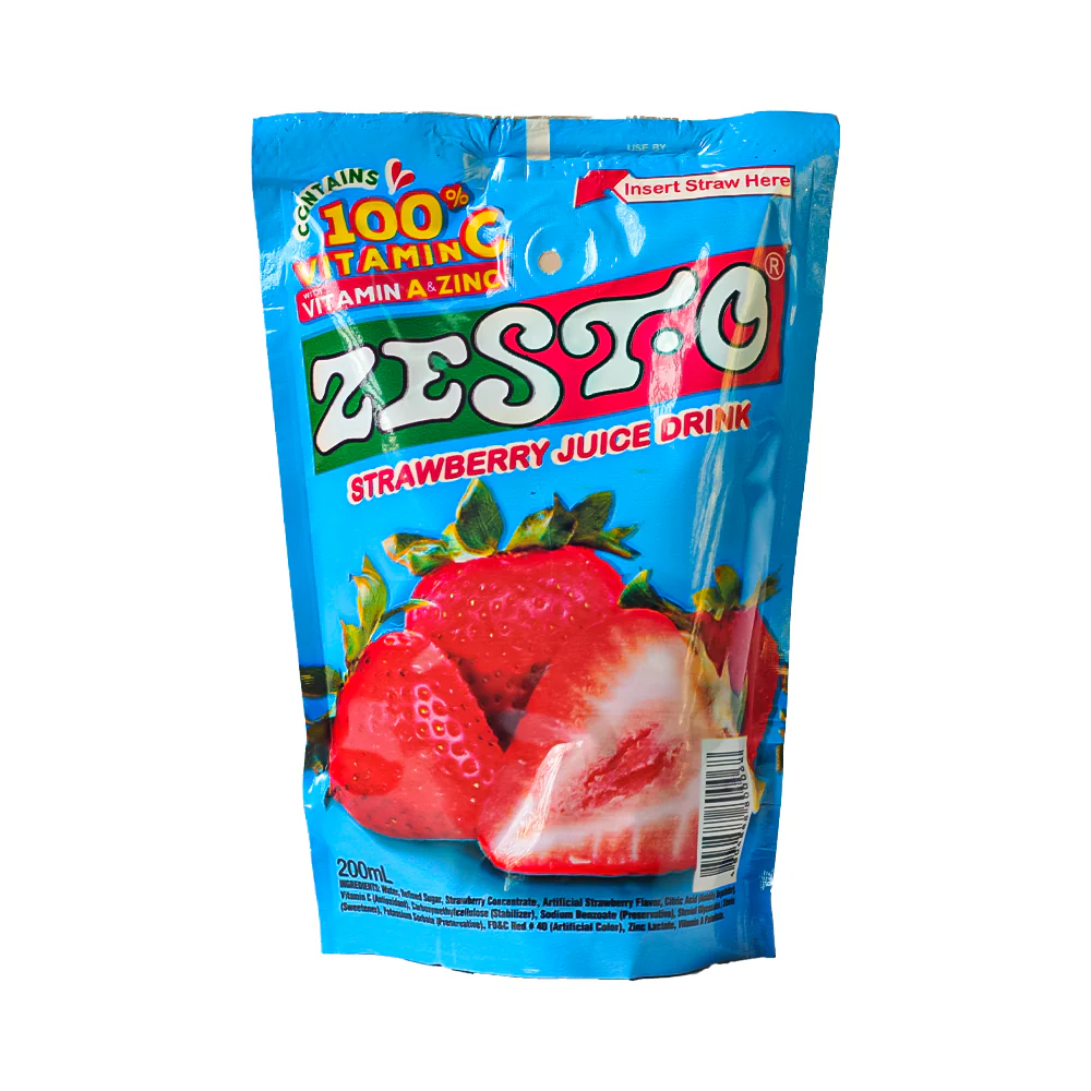 Zest-O Juice Drink Strawberry 200ml x 10's - Image 2