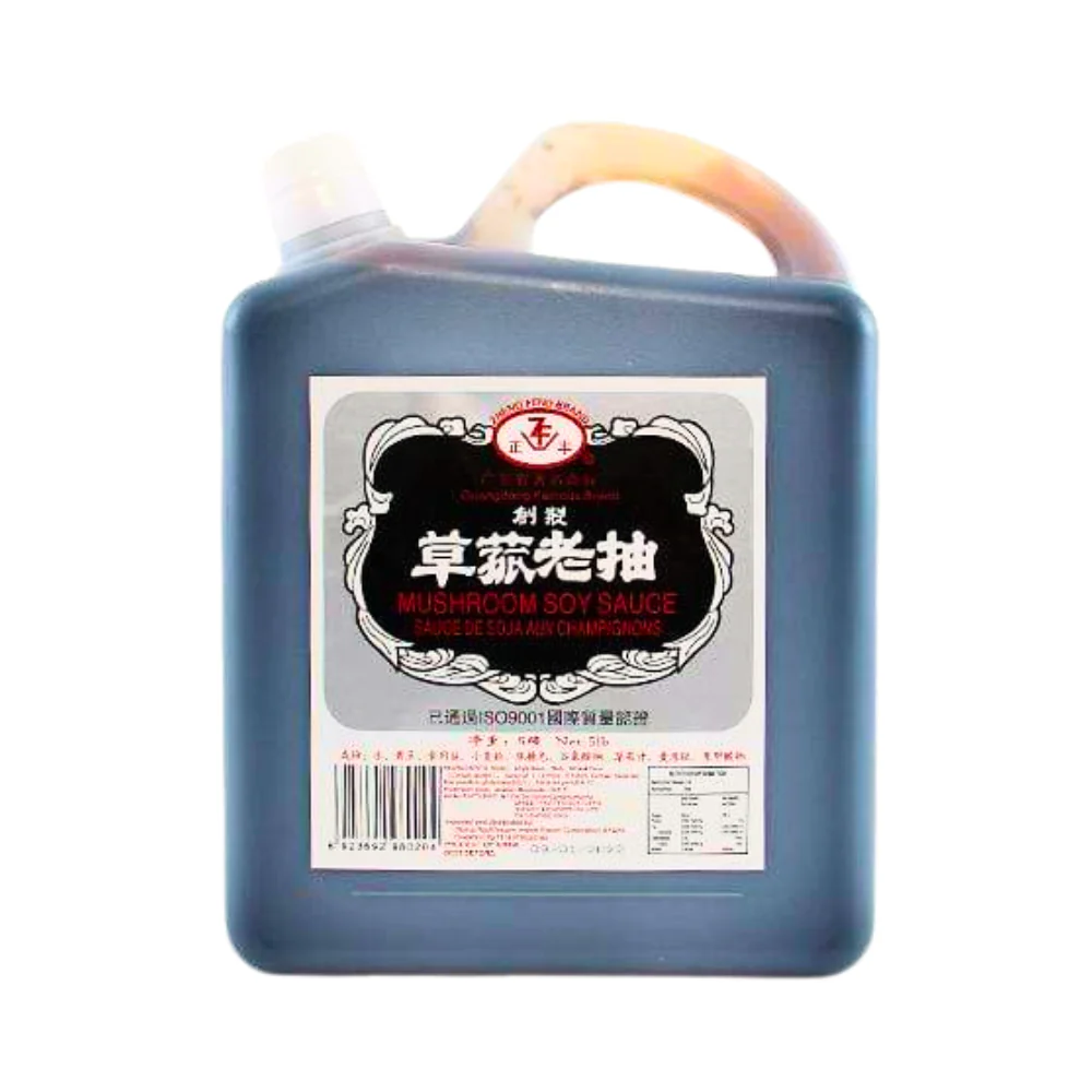Zheng Feng Mushroom Dark Soy Sauce 1.79L (5lbs)