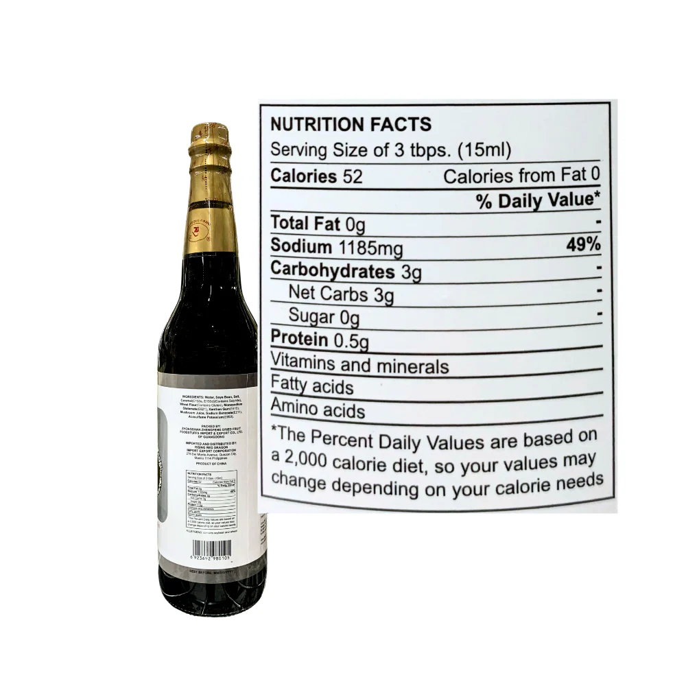 Zheng Feng Mushroom Dark Soy Sauce 630ml (750g) - Image 3