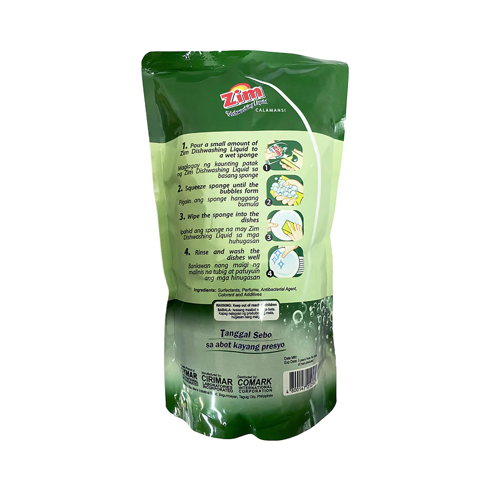 Zim Dishwashing Liquid Kalamansi SUP - Image 2