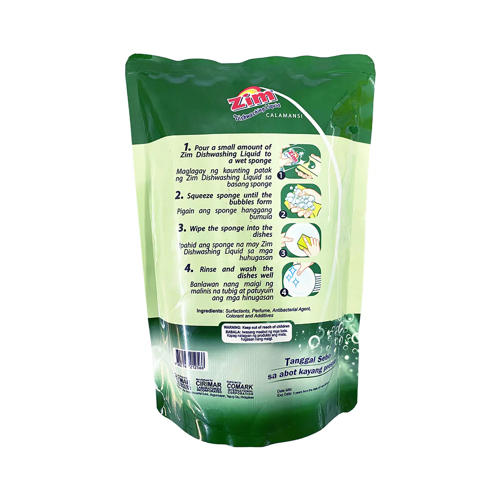 Zim Dishwashing Liquid Kalamansi SUP - Image 6