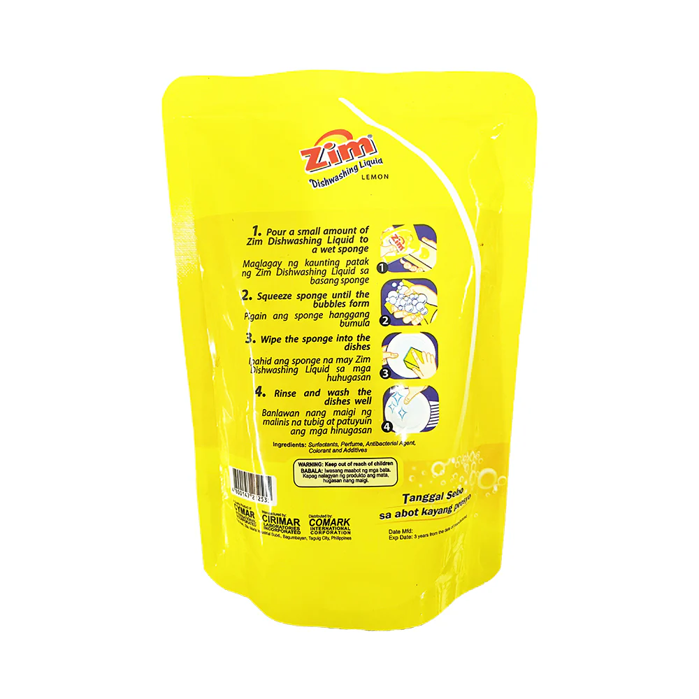 Zim Dishwashing Liquid Lemon SUP - Image 4