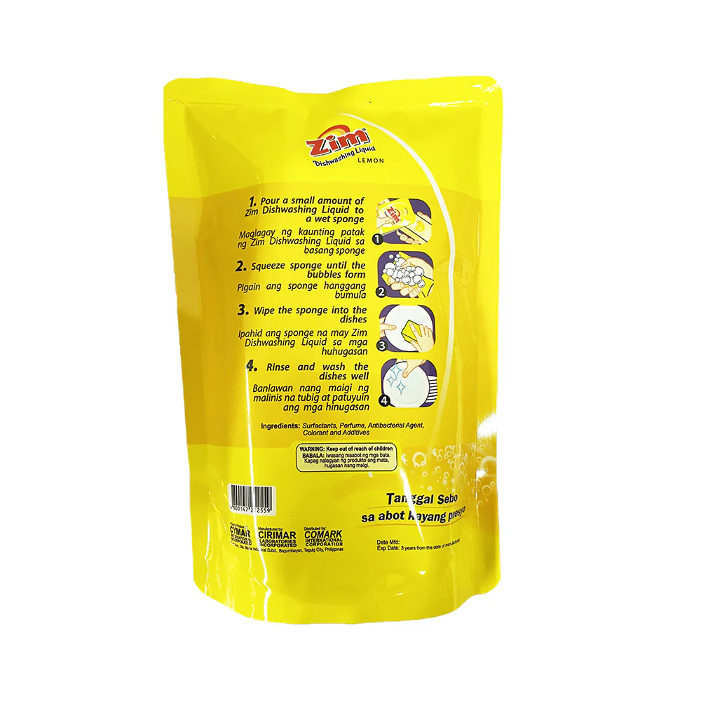 Zim Dishwashing Liquid Lemon SUP - Image 6