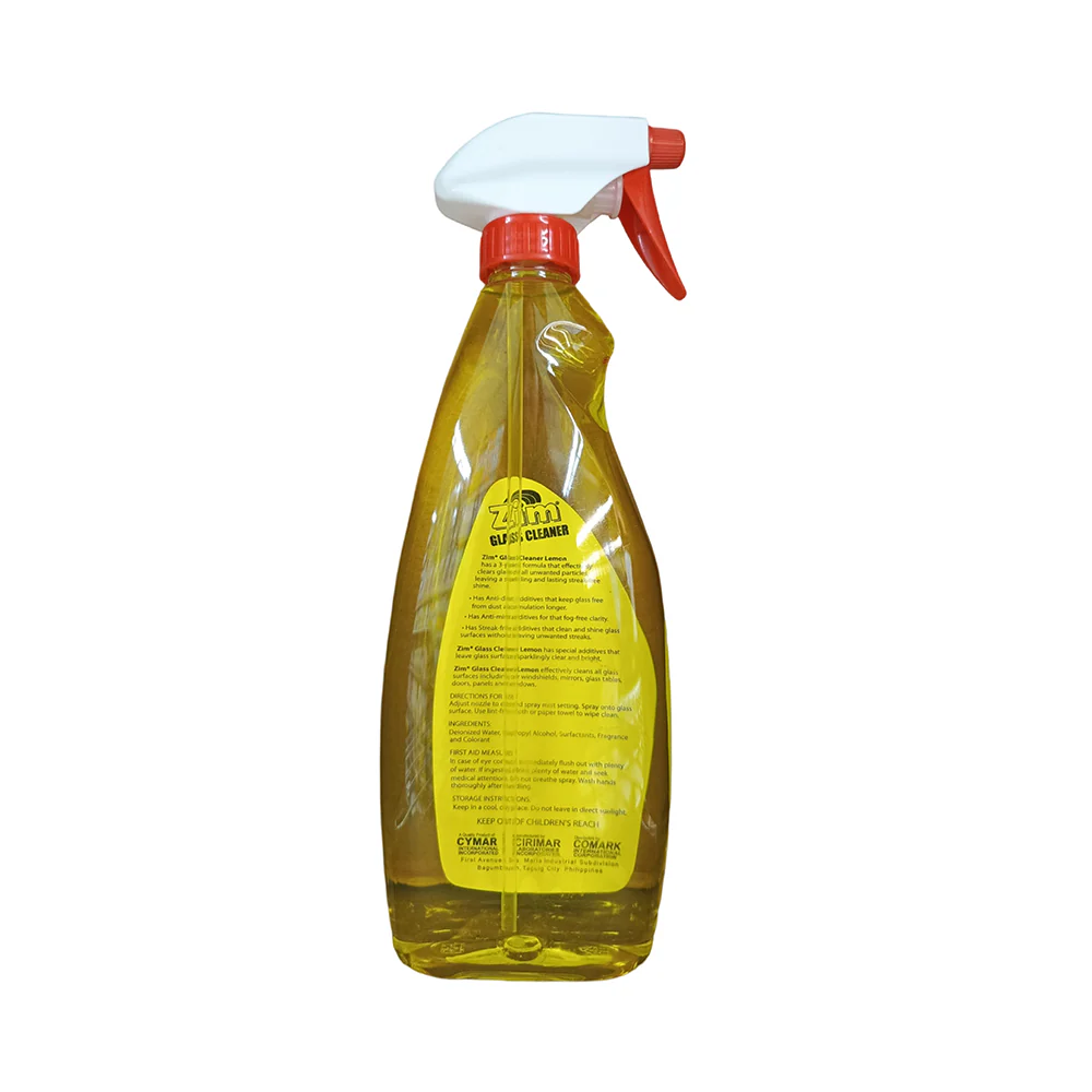 Zim Glass Cleaner With Trigger Head Lemon 500ml - Image 2