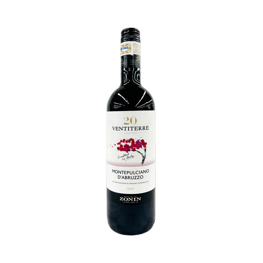 Zonin 20 Ventiterre Montepulciano D'Abruzzo 750ml - Image 2