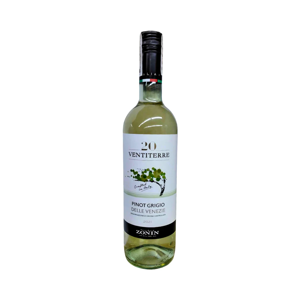 Zonin Pinot Grigio White Wine 750ml - Image 2