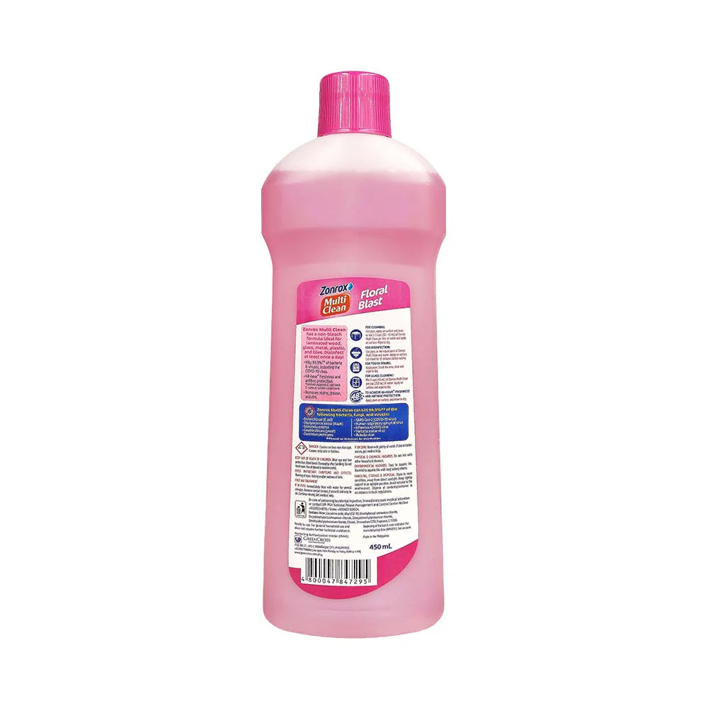 Zonrox Multi Clean Floral Blast 450ml - Image 2